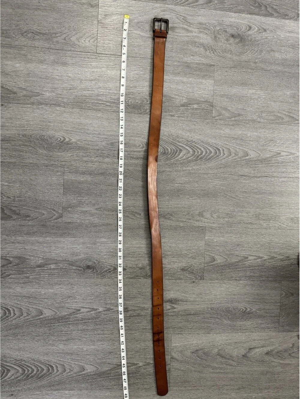 Banana Republic Brown Leather Belt Size 40 Men’s Genuine Italian Leather